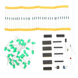 DC 5V Green DIY LED Electronic Hourglass Kit Soldering Practice Spare Parts Module
