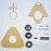 3pcs Geekcreit DIY Round Triangle LED POV Rotation Hand Spinner SMD Learning Kit