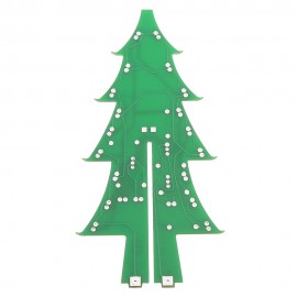 Upgraded Version DIY Colorful Christmas Tree Electronic Production Kit With Power Cable